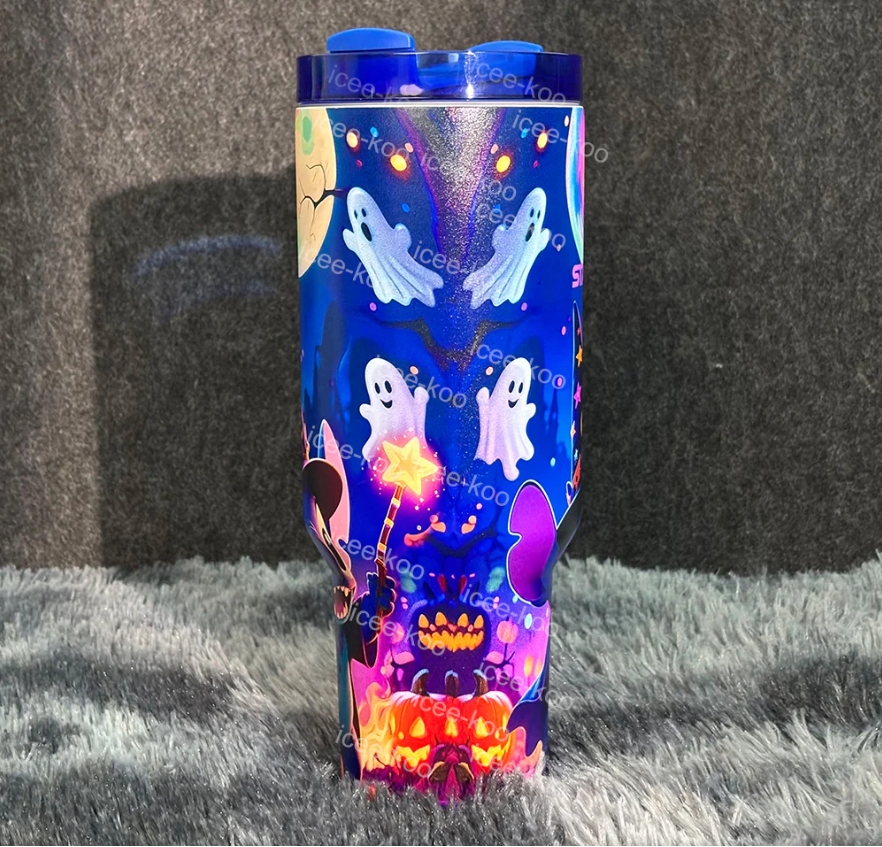 40oz Halloween Magician Stitch Tumbler