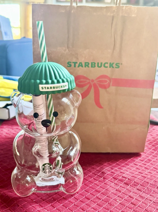 Starbucks Glass Bearista Cold Cup