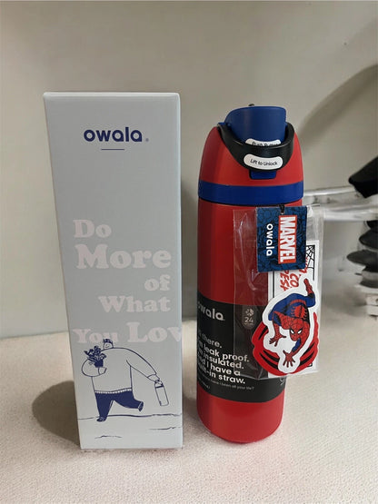 Owala 24oz FreeSip Water Bottle - Spider Man Edition