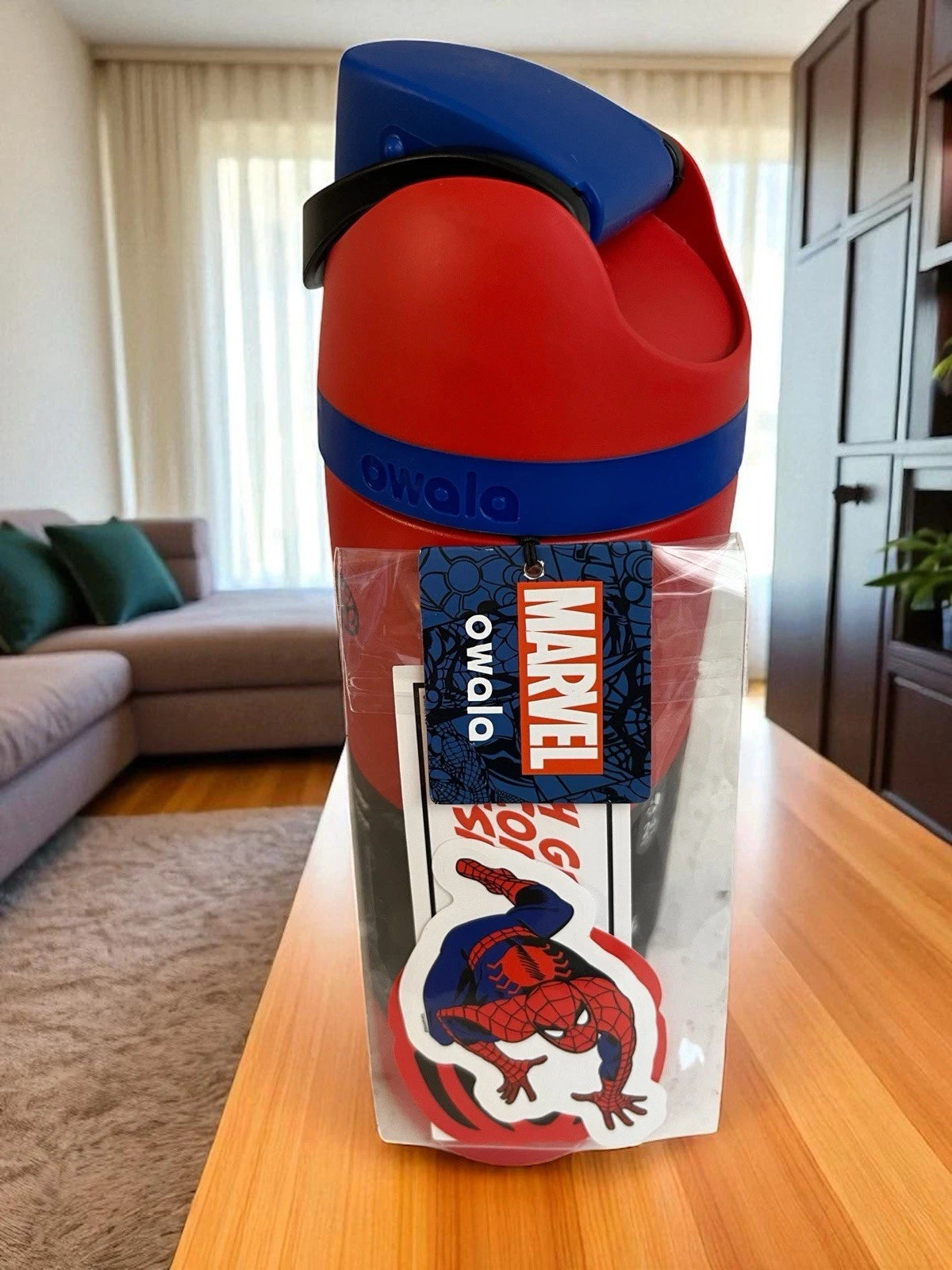 Owala 24oz FreeSip Water Bottle - Spider Man Edition
