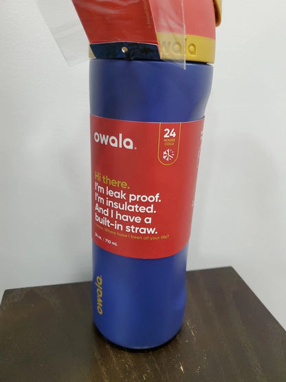 Owala 24oz FreeSip Water Bottle - Captain America