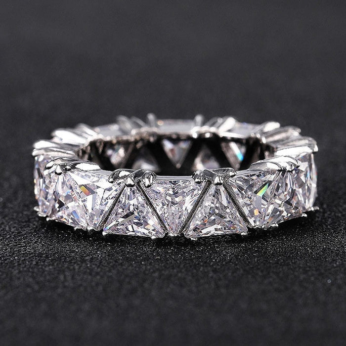 Vintage Triangle Stone Ring