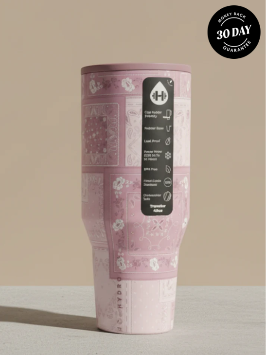 Bandana Hydrojug Traveller 40oz Tumbler