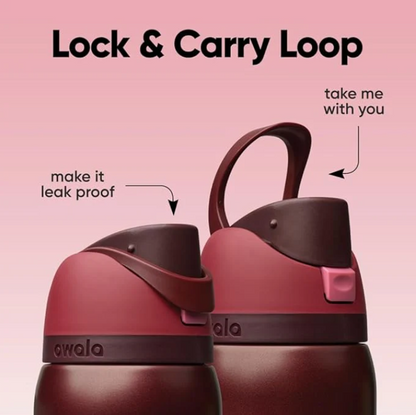 Black Cherry 32oz FreeSip Bottle