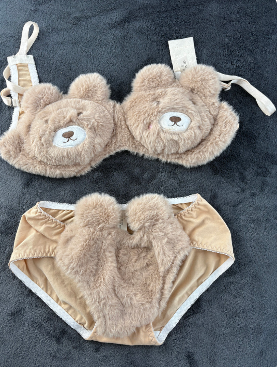Plushy Set 2 Piece Lingerie Set