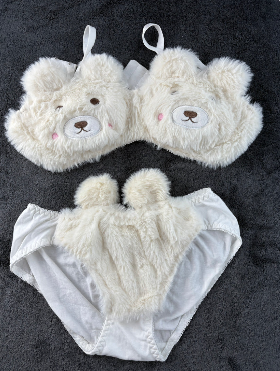 Plushy Set 2 Piece Lingerie Set