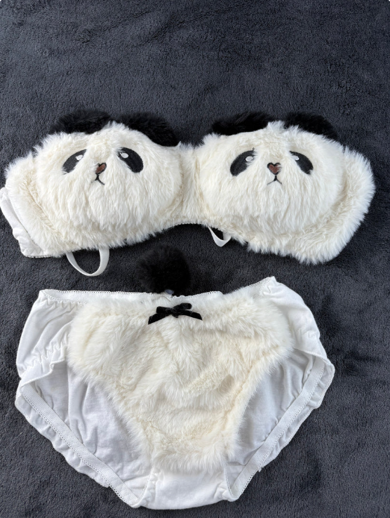 Plushy Set 2 Piece Lingerie Set