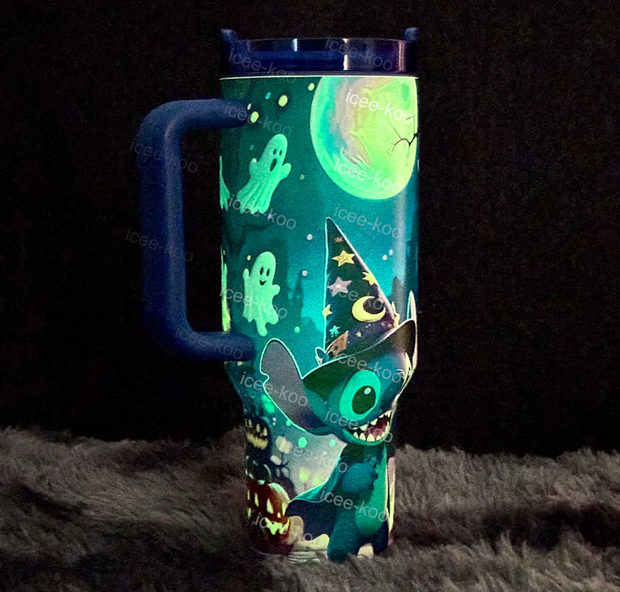 40oz Halloween Magician Stitch Tumbler