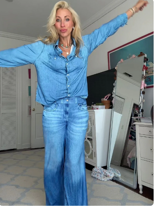 Denim Dreams Pajama Set