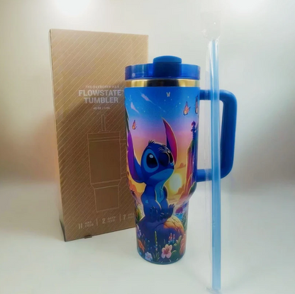 Stitch Insulated Cup Gift Box 40oz (with straw & topper)