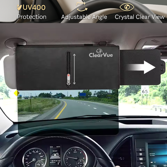 ClearVue™ - The Sun Visor For Shorter People