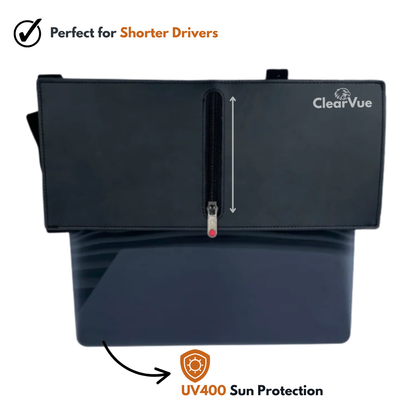 ClearVue™ - The Sun Visor For Shorter People