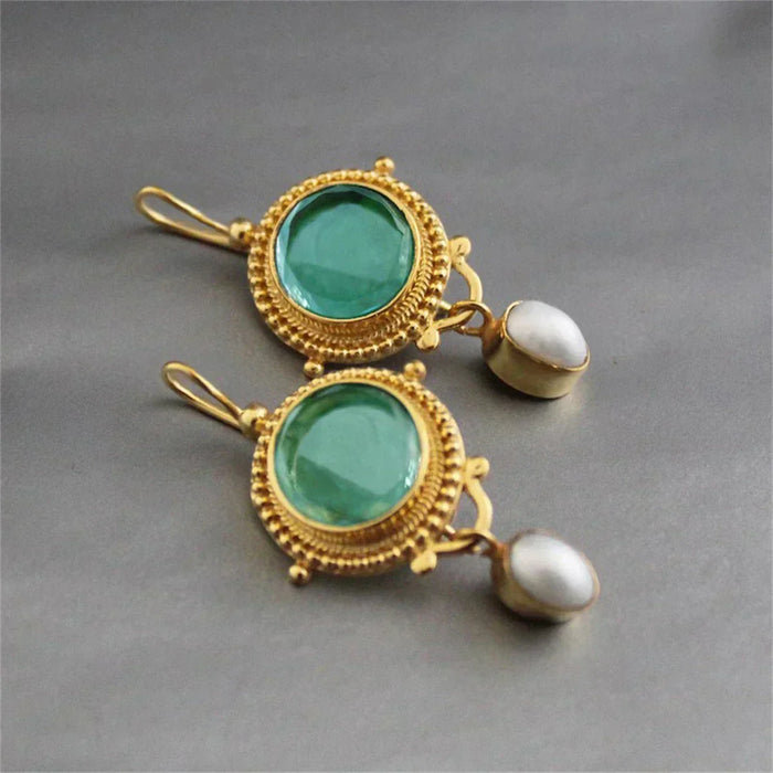 Precious Turquoise Stone Earrings