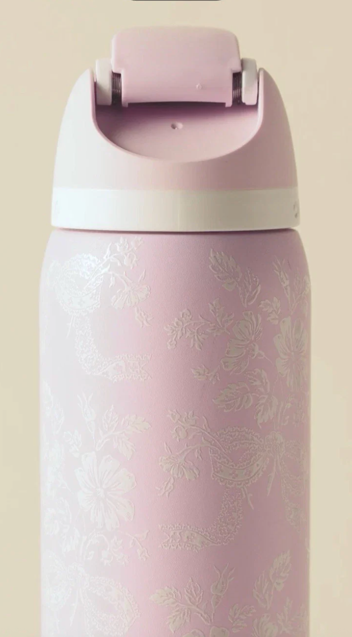 Owala FreeSip 32oz Ribbon Toile Exclusive Water Bottle