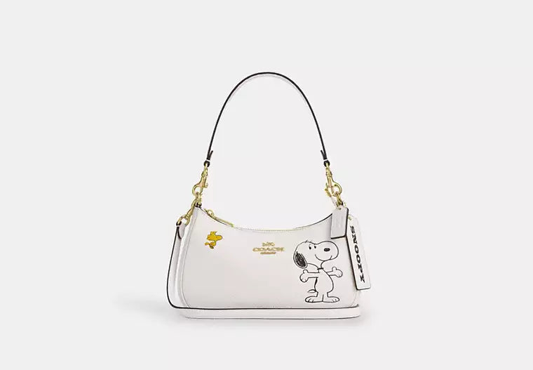 Peanuts Teri Shoulder Bag With Snoopy