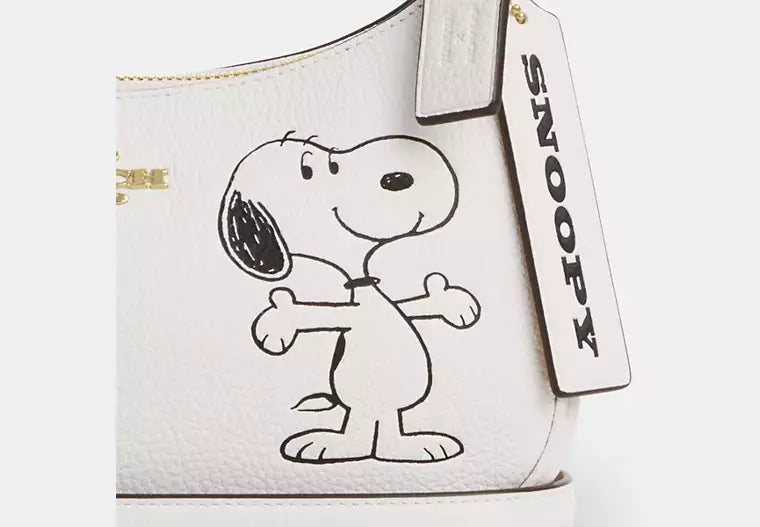 Peanuts Teri Shoulder Bag With Snoopy