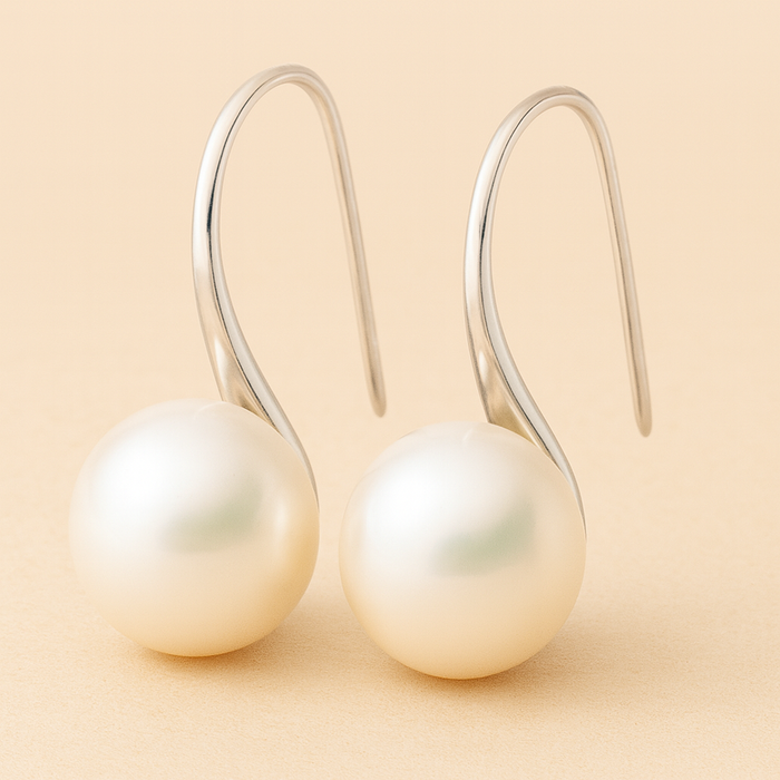 Elegant Pearl Dangle Earrings
