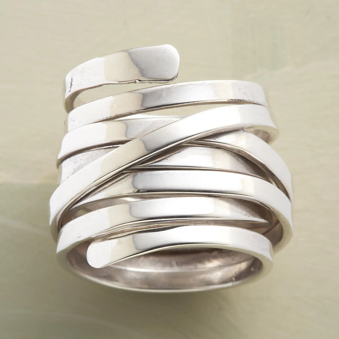 Bliss – Vintage Thick-Plated Silver Ring