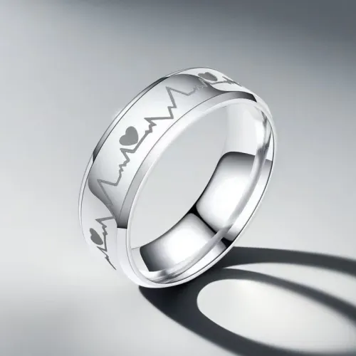 Forever In My Heart Silver Ring