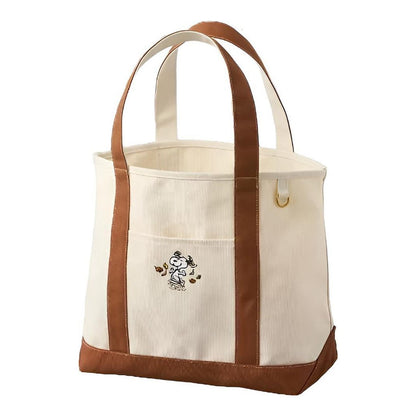Snoopy Fall Graphic Canvas Tote